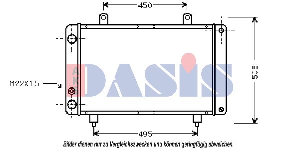 AKS DASIS radiatorius, variklio aušinimas 160003N